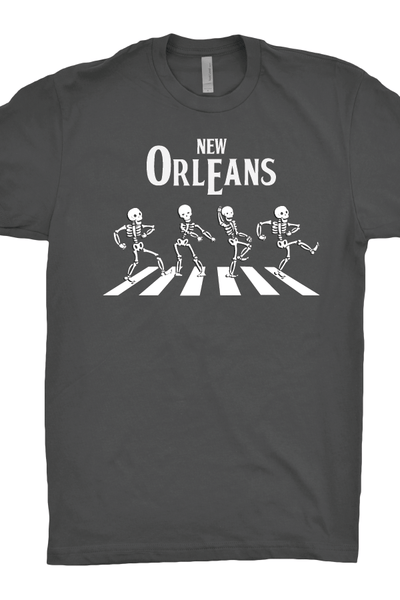 New Orleans Skeleton Beatles T-Shirt
