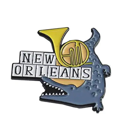 New Orleans Alligator Lapel Pin