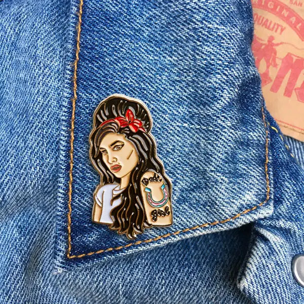 Amy Winehouse Enamel Pin
