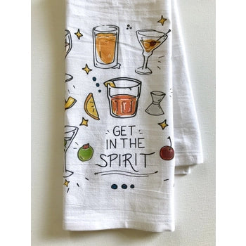Get In The Spirit Cocktail Towel
