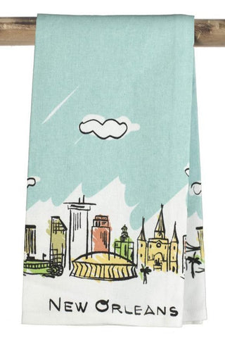 Kitchen Towel – Nola Pen & Ink Skyline