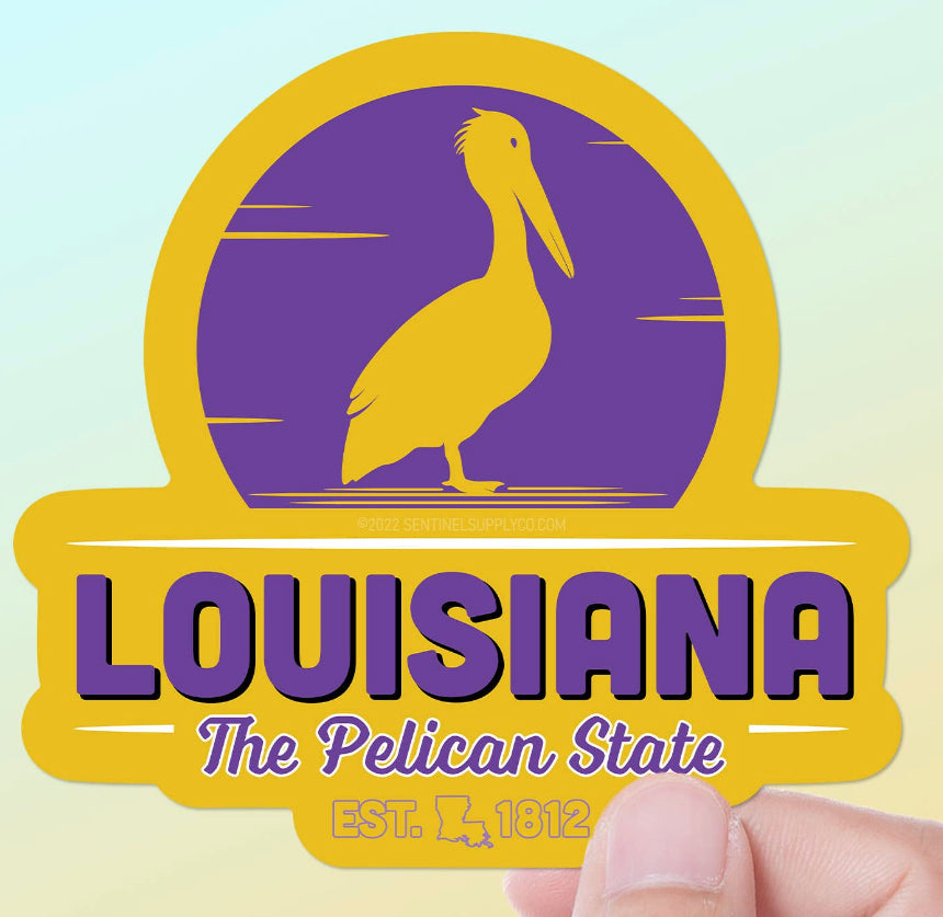 Louisiana Pelican State Sticker