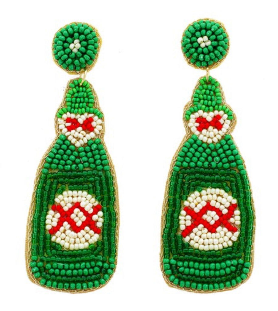Mexican Beer Earrings