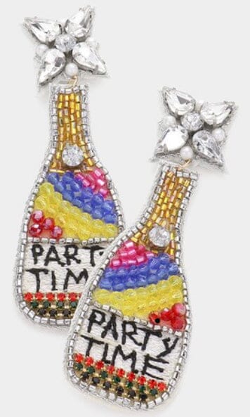 Party Time Champagne Earrings