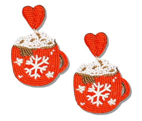 Christmas Hot Cocoa Earrings