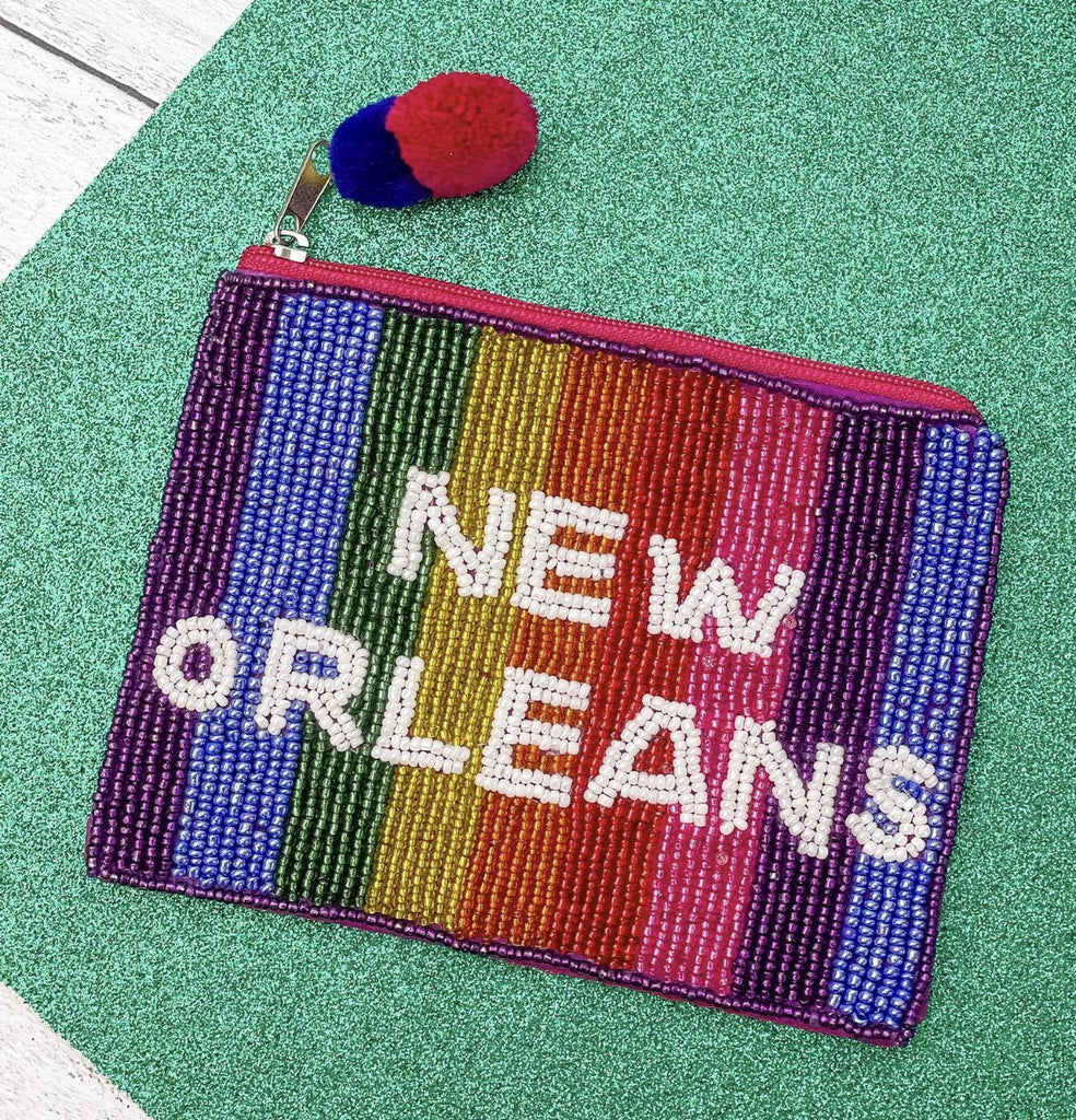 New Orleans Beaded Pouch