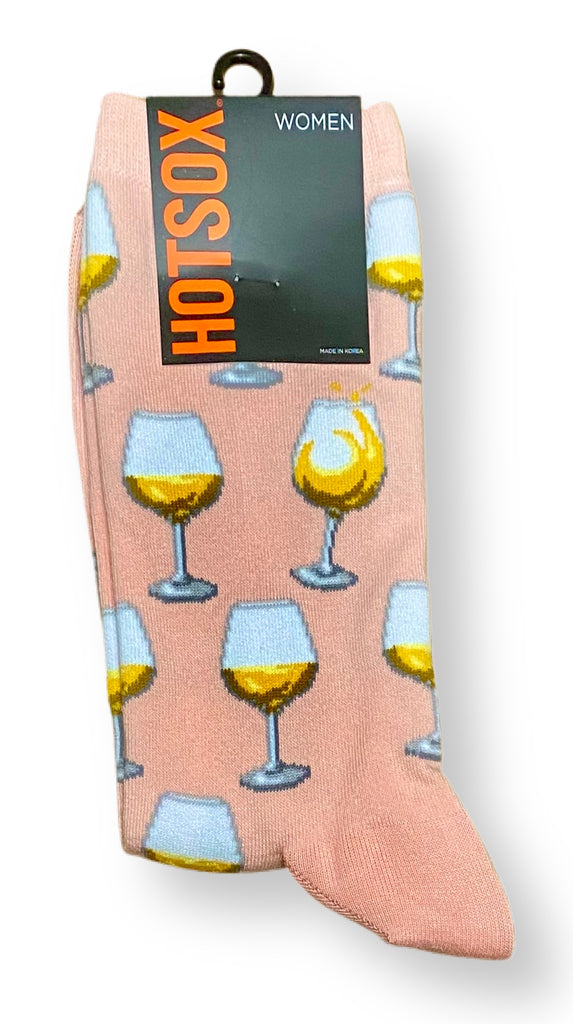Women’s Pink Wine Socks