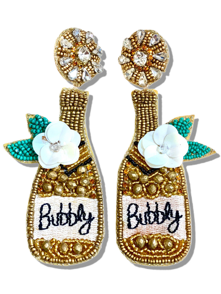 Bubbly Earrings- Gold