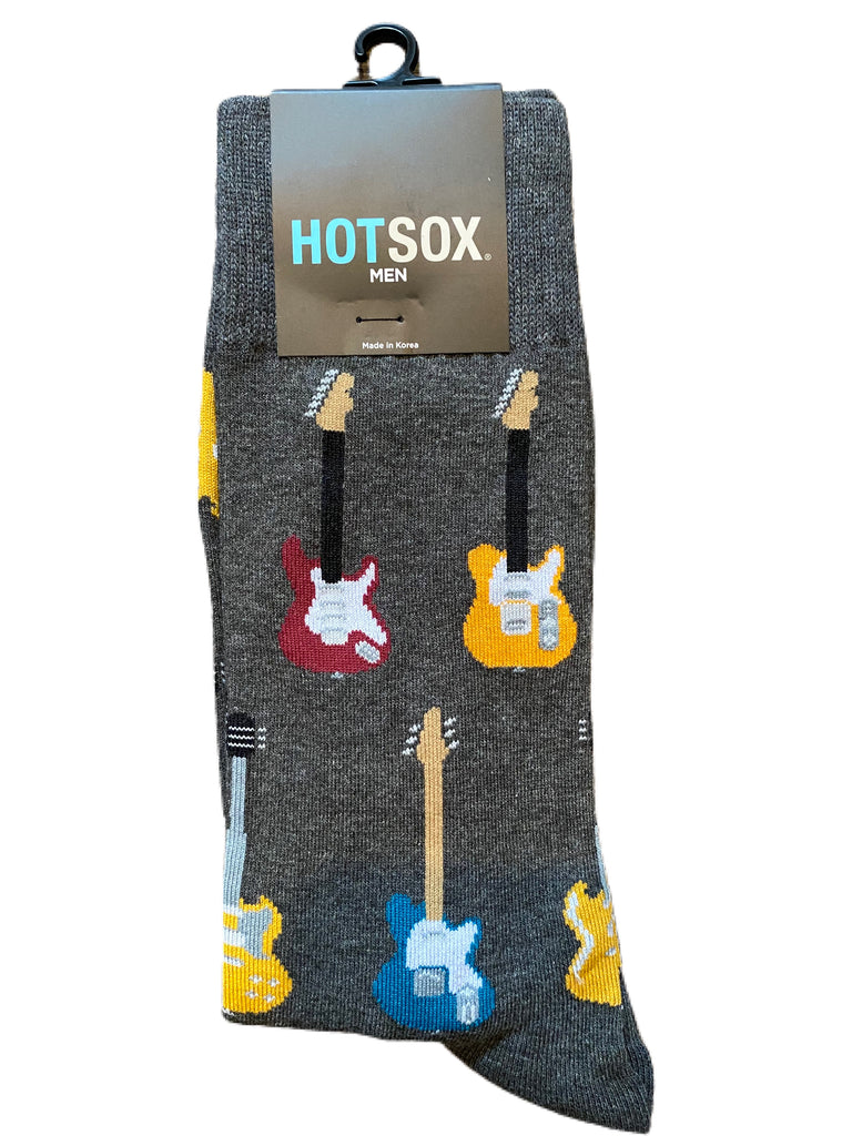 Men’s electric Guitar Socks,grey