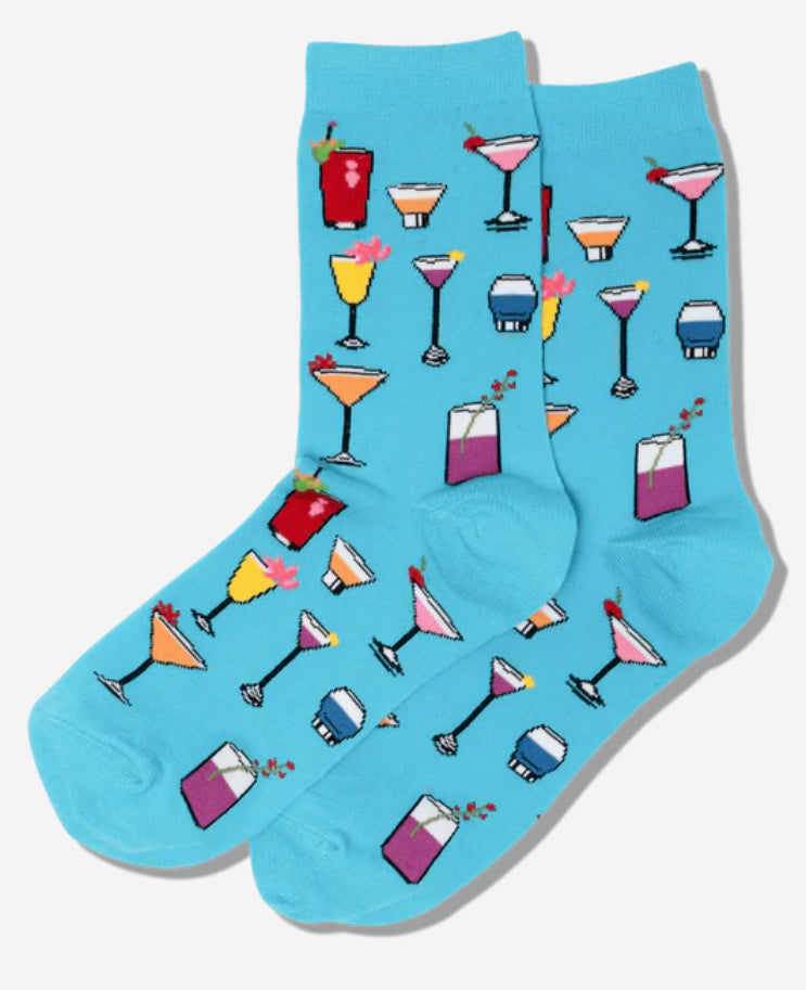 Women’s Cocktail Socks - Teal