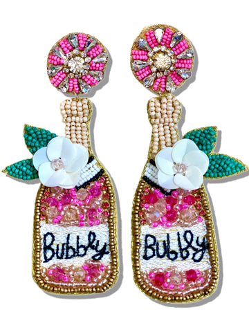 Bubbly Earrings - Pink