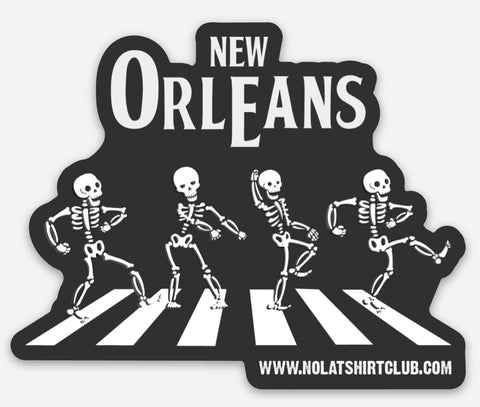 New Orleans Beatles Sticker