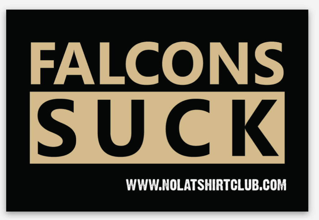 Falcons Suck Sticker