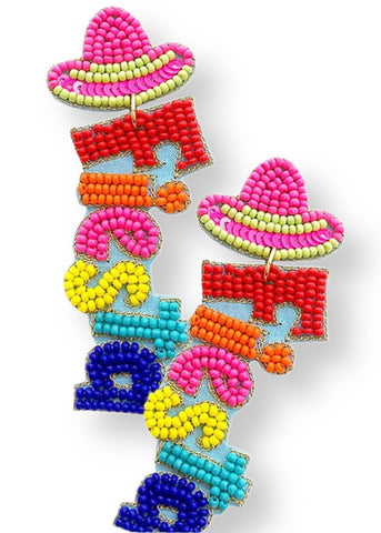 Beaded Fiesta Earrings