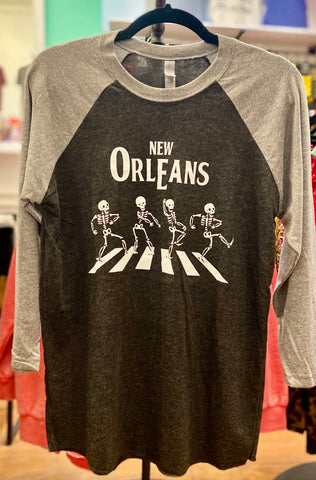 New Orleans Beatles Baseball T-Shirt